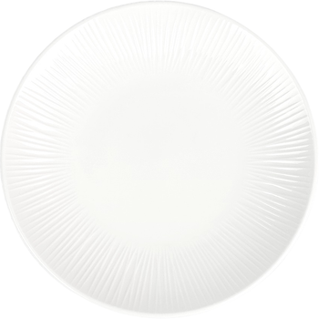 Тарілка MBM HOME Промінь 17.6 см Біла (KP-109 S WHITE)