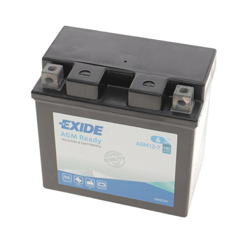 Мото аккумулятор 6Ач 100А "+" справа EXIDE, AGM12-7