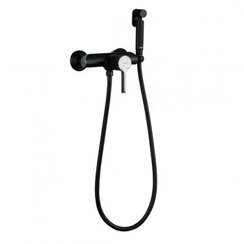 Смеситель с гигиенической лейкой GAPPO G2003-6 черный/хром