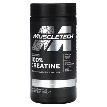 Креатин моногидрат MuscleTech Platinum 100% Creatine, 100 растительных капсул