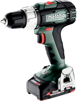 Аккумуляторная ударная дрель Metabo SB 18 L 18V 2x2Ah Li-Power, Зарядное устройство для SC 30, metaBOX 145 (614053500)