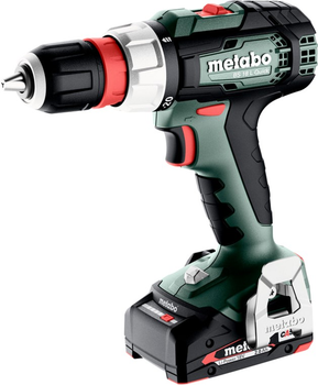 Аккумуляторная дрель-шуруповерт Metabo BS 18 L Quick 18V 2x2Ah Li-Power, Зарядное устройство для SC 30, metaBOX 145 (614052500)