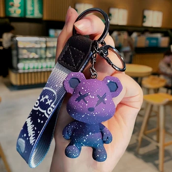Брелок для ключей BauTech Мишка силиконовый BiBi Toys Фиолетовый (1014-932-02)