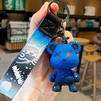 Брелок для ключей BauTech Мишка силиконовый BiBi Toys Синий (1014-932-00)