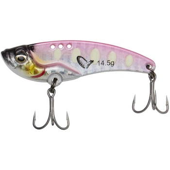 Цикада Savage Gear Vib Blade SW 35mm 4.0g Pink Glow Dot