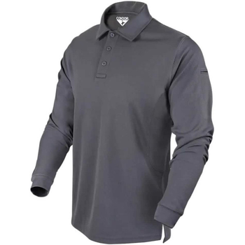 Теніс поло Condor-Clothing Long Sleeve Performance Tactical Polo. XXXL. Graphite