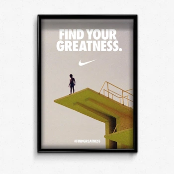Постер в рамці Nike FIND А4