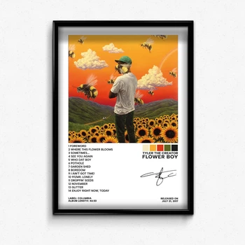 Постер в рамці з альбомом Tyler, The Creator Flower Boy А3