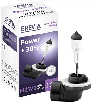Галогеновая лампа Brevia H27/2 12V 27W PGJ13 Power +30% CP (12272PC)