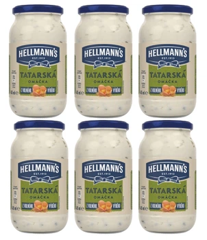 Набор Соус Hellmann's Omachka Tatarska омачка 405 мл х 6 шт