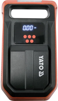 Kompresor samochodowy z wyświetlaczem elektronicznym YATO 12 V 120 W ciśnienie 1 MPa 25 l/min kabel 3 m (YT-73470)  
