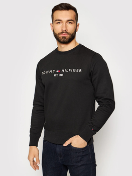 Bluza bez kaptura męska Tommy Hilfiger MW0MW11596-BDS L Czarna (8720113873187)