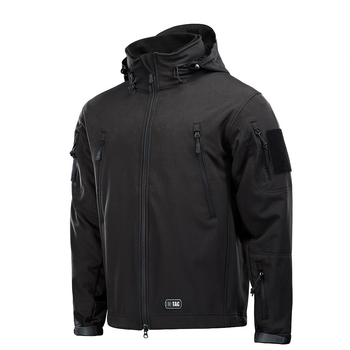 Зимовий Костюм M-Tac SoftShell Куртка з підстібкою Black та Штани чорний розмір 2XL