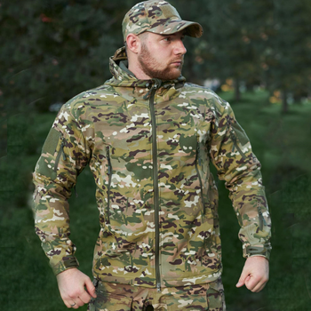 Демисезонная куртка Y-Tactical SoftShell мультикам размер XL