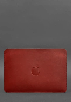 Чехол из натуральной кожи для MacBook 13 дюймов красный(BB_30003378)