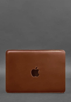 Чехол для MacBook 13 из натуральной кожи, защита от пыли и влаги, светло-коричневый(BB_30002538)