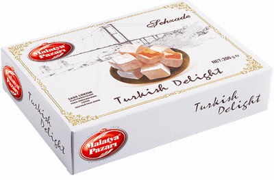 Турецький рахат-лукум Malatya Pazari Sehzade звичайний 200 г (8690985904206)