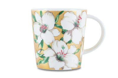 Gipfel кружка fiori sabbia 450мл. материал: костяной фарфор разноцветный (3945)