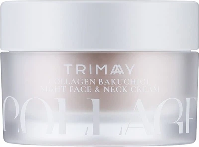 Ночной крем для кожи лица и шеи Trimay Collagen Bakuchiol Nigth Face&Neck Cream 50 мл (8809822540471)