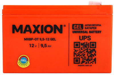 Аккумуляторная батарея Maxion MXBP OT 12-9.5ah GEL