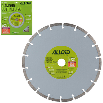 Alloid. Диск алмазний сегментний відрізний 230 мм (DS-7230S)