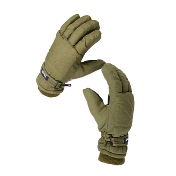 Рукавиці тактичні Mil-Tec утеплені 2XL Fingerhandschuhe Thinsulate Olive (12530001-906-2XL)