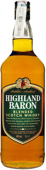 Виски Highland Baron Blended Scotch 1 л 40% (5016840902614)