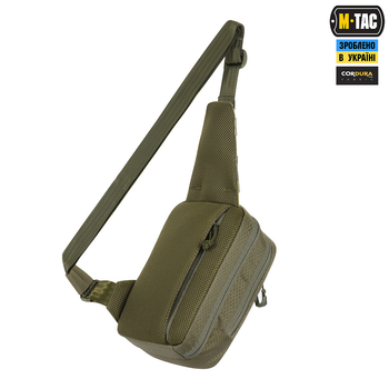 Сумка M-Tac Sling Pistol Bag Elite Hex с липучкой Multicam/Ranger Green