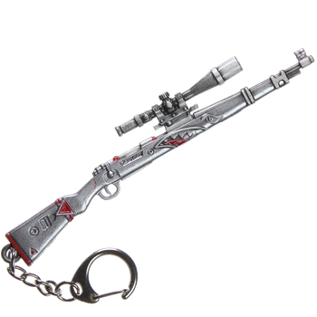 Брелок кар kar98 karabiner 98k каряк сувенир металлический 12 см оружие аксессуары из пабга pubg mobile