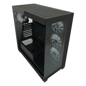 Корпус LC-Power 715B Gaming Seamless Pale X Mid-Tower Black (LC-715B-ON)