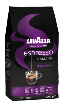 Кава в зернах Lavazza Espresso Cremoso 1 кг (8000070027336)