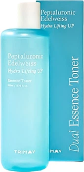 Зволожувальний ліфтинг тонер-есенція Trimay Peptaluronic Edelweiss Hydra Lifting Toner 200 мл (8809822540693)