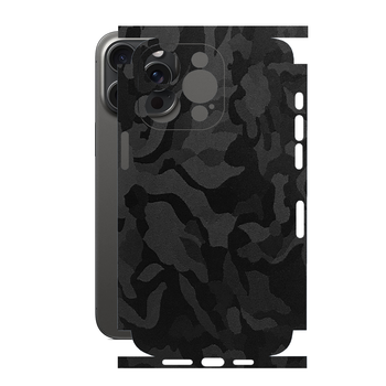 Захисна плівка для Apple iPhone 15 Pro Max Корпус Вініл Камуфляж чорний
