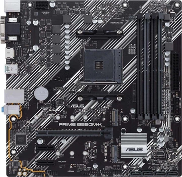 Материнська плата ASUS PRIME B550M-K (Prime B550M-K) (Socket AM4, AMD B550, Micro-ATX) Б/в,U1