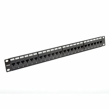 Патч-панель 19" 24xRJ-45 UTP, кат. 6, dual type, EPNew