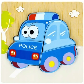 Пазл «Авто-поліція» 4 елементи 500637 A-Toys (500637)