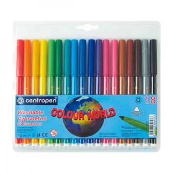 Фломастери 18 кольорів Centropen 7550-18 Centropen (7550/18)