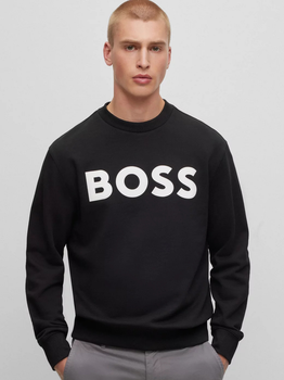 Світшот чоловічий Hugo Boss 50487133-001 2XL Чорний (4063536958340)