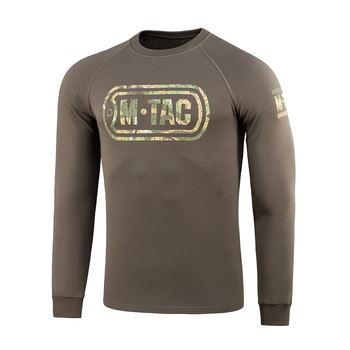 Реглан M-Tac Logo Dark Olive S