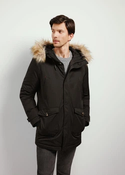 OCHNIK Чоловіча зимова куртка парка KURMT-0349-99-XL чорна