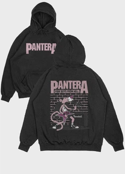 Чоловіче худі MODNO з рок принтом "Pantera" XL Чорний (HD004-004-2-434-FB-BL-M)
