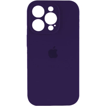 Защитный чехол-накладка Silicone Full Case AA Camera Protect для Apple iPhone 15 Pro Berry Purple (FullAAi15P-59)