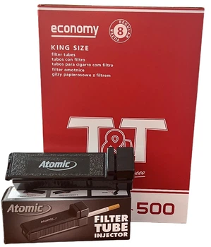 Сигаретні гільзи T&T 500 та машинка Atomic 980415