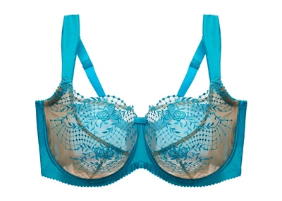 Бюстгальтер для великих грудей Dita von Teese 85D Блакитний (98019-blue)
