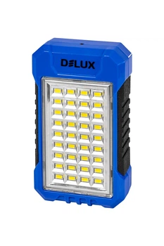 Аварийный светильник с аккумулятором DELUX REL-101 USB 4W 220lm 6500K 36LED