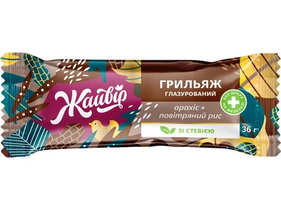 Цукерка ЖАЙВІР "Like" на фруктозі зі стевією, ф. 40г