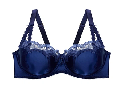 Бюстгальтер для великих грудей Dita von Teese 85D Синій (98955-electric)