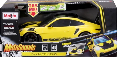 Автомодель Maisto Porsche 911 GT3 RS 1:24 Жовтий (81733 yellow)