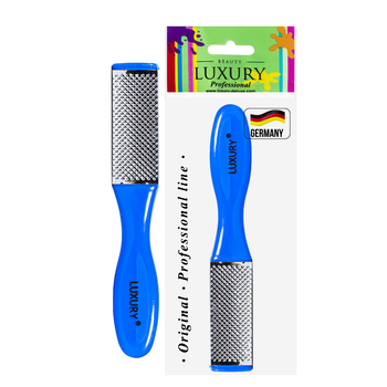 Тертка для п'ят Beauty Luxury двостороння металева ТМ-01