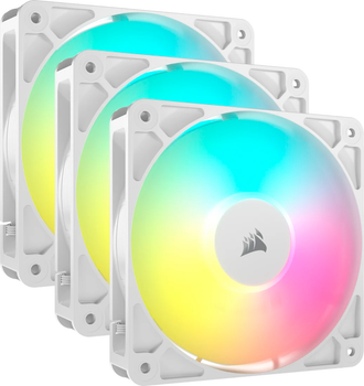 Кулер Corsair RS120 ARGB Triple Pack White (CO-9050185-WW)
